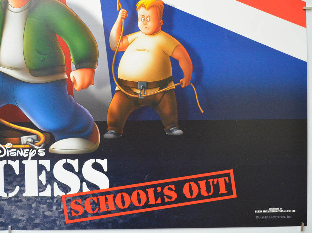 RECESS : SCHOOL’S OUT (Bottom Right) Cinema Quad Movie Poster 