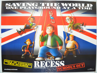 Recess : School’s Out (Teaser / Advance Version) - Original Quad Poster - Film Poster - Movie Poster