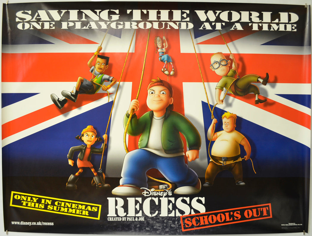 Recess : School's Out  (Teaser / Advance Version) Original Quad Poster - Film Poster - Movie Poster