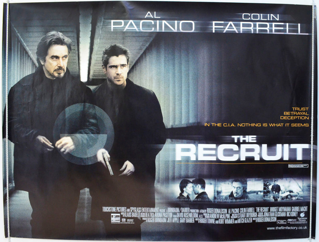 The Recruit Original British Quad Poster - Film Poster - Movie Poster 