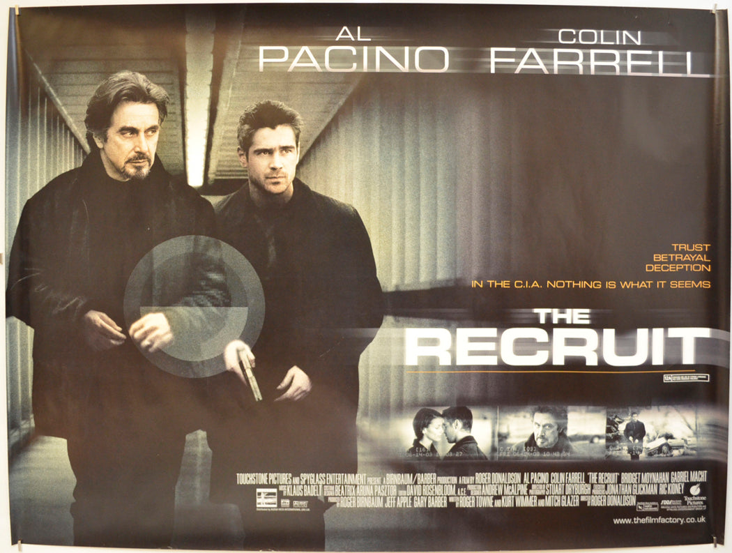 The Recruit  Original Quad Poster - Film Poster - Movie Poster