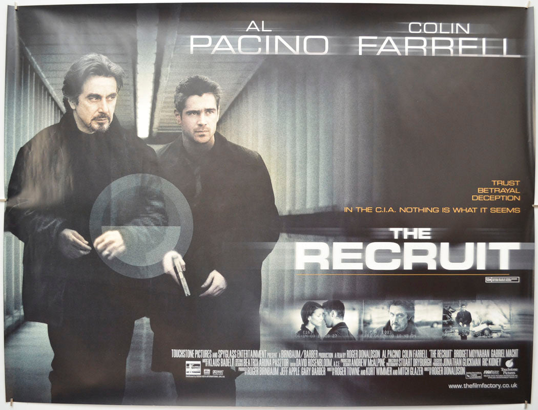 The Recruit  Original Quad Poster - Film Poster - Movie Poster