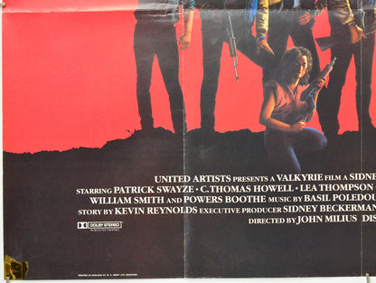 Red Dawn (Bottom Left) Cinema Quad Movie Poster 
