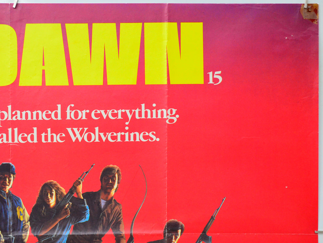 Red Dawn (Top Right) Cinema Quad Movie Poster 