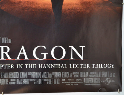 Red Dragon (Bottom Right) Cinema Quad Movie Poster 