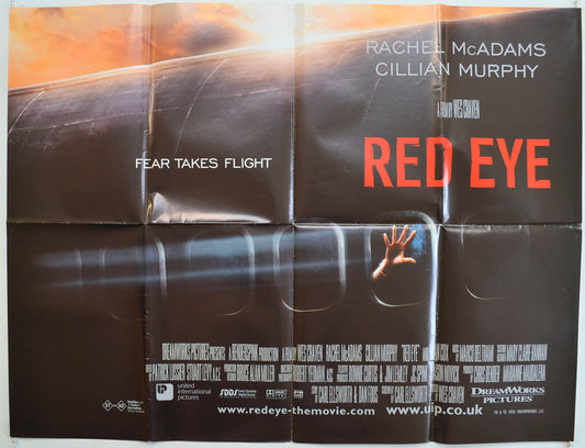 Red Eye   Original Quad Poster - Film Poster - Movie Poster 