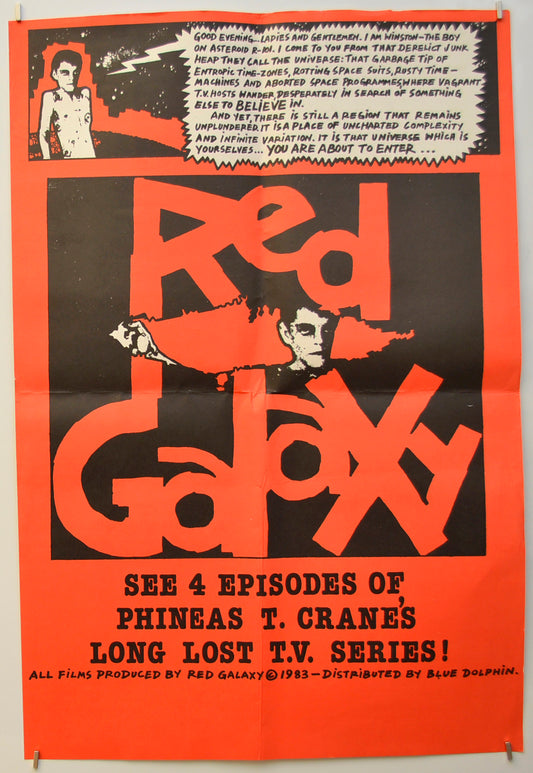 The Red Galaxy (Phineas T. Crane's Long Lost T.V. Series) Original British Mini Poster - Film Poster - Movie Poster - Cinema Poster