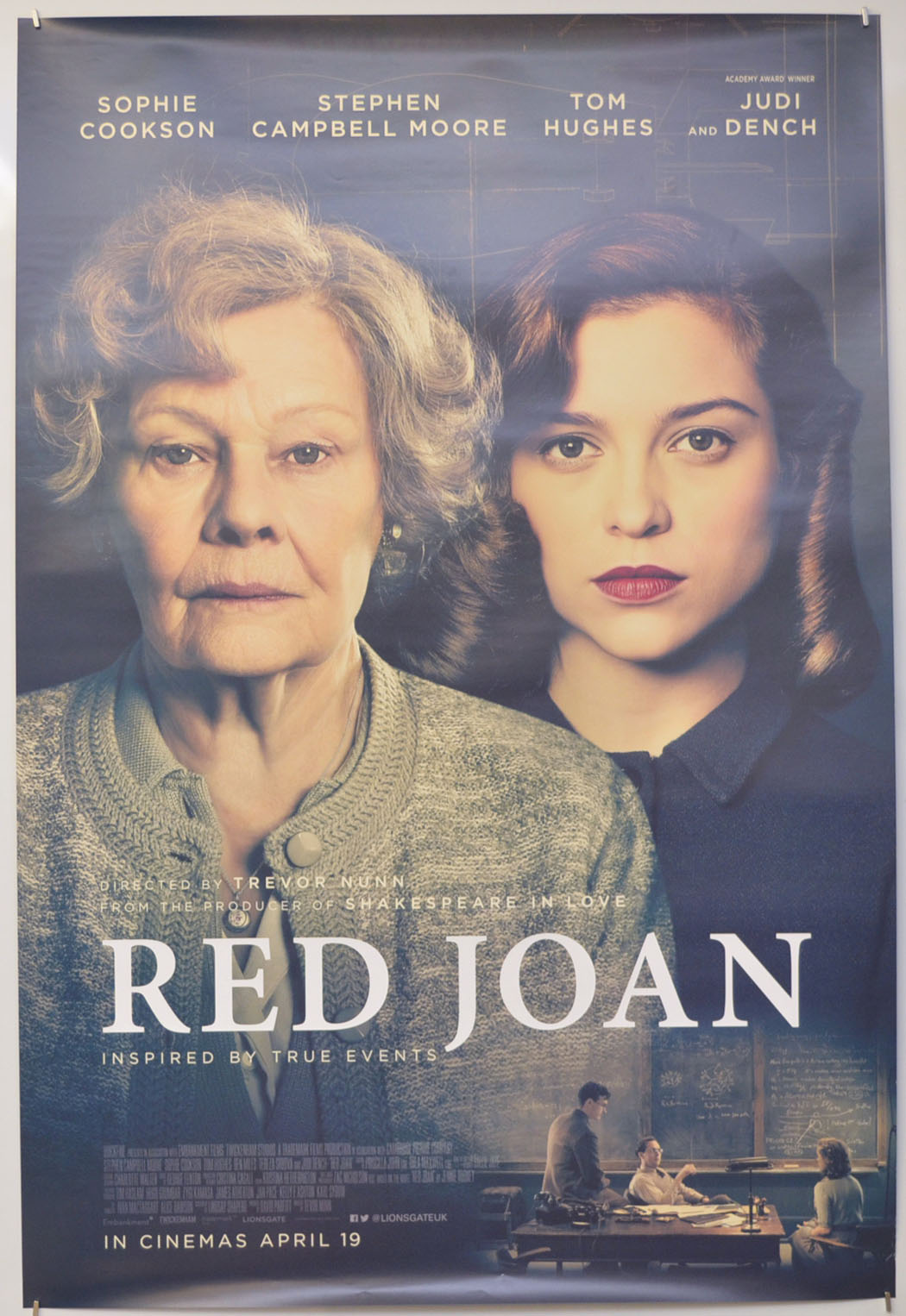 Red Joan Original One Sheet Poster - Film Poster - Movie Poster