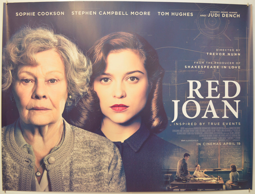 Red Joan Original Quad Poster - Film Poster - Movie Poster