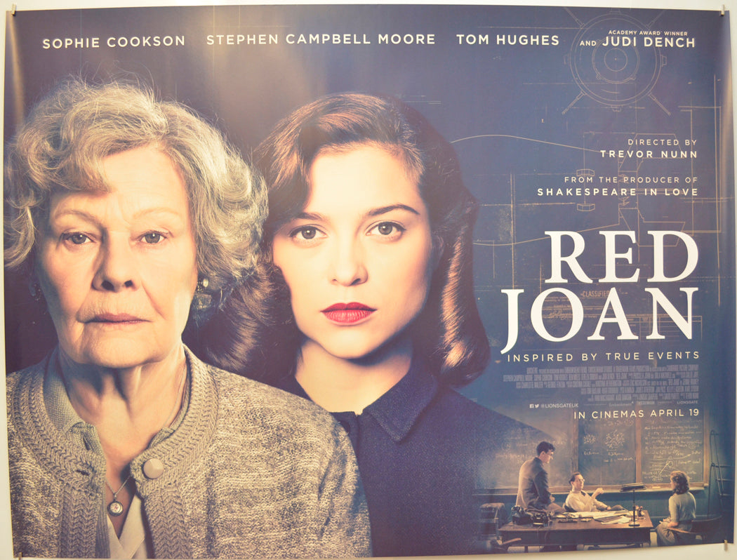 Red Joan Original Quad Poster - Film Poster - Movie Poster