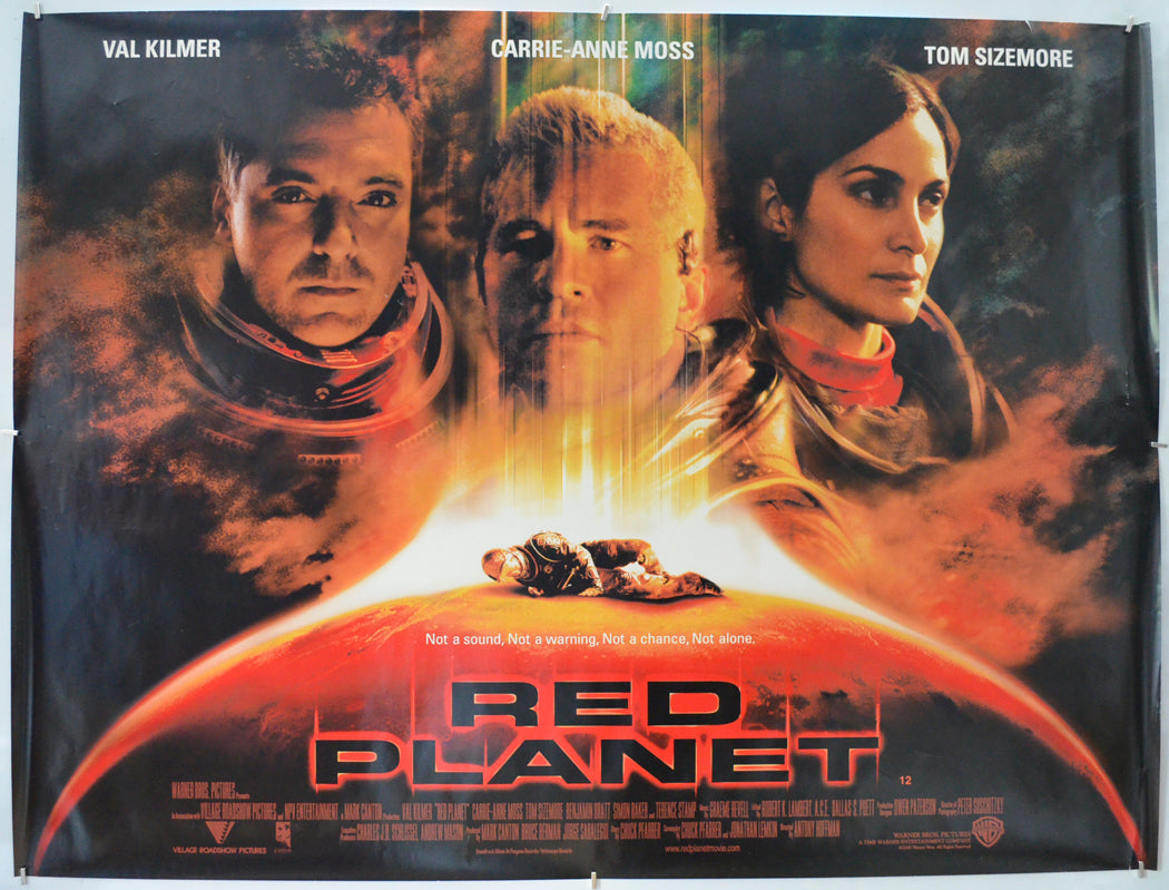 Red Planet Original Quad Poster - Film Poster - Movie Poster