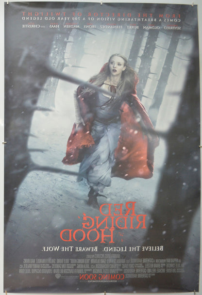 Red Riding Hood (Back) Cinema One Sheet Movie Poster 