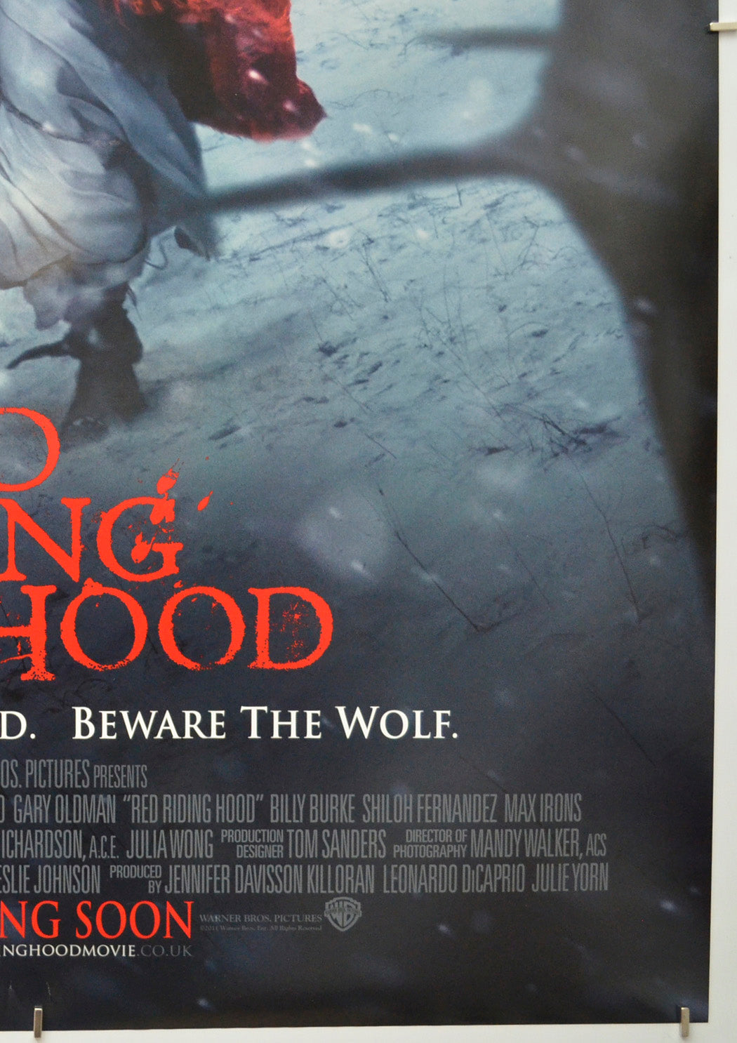 Red Riding Hood (Bottom Right) Cinema One Sheet Movie Poster 