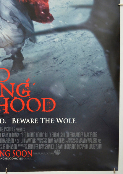 Red Riding Hood (Bottom Right) Cinema One Sheet Movie Poster 