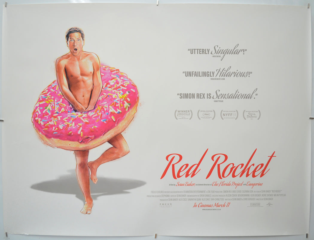 Red Rocket - Original Quad Poster - Film Poster - Movie Poster