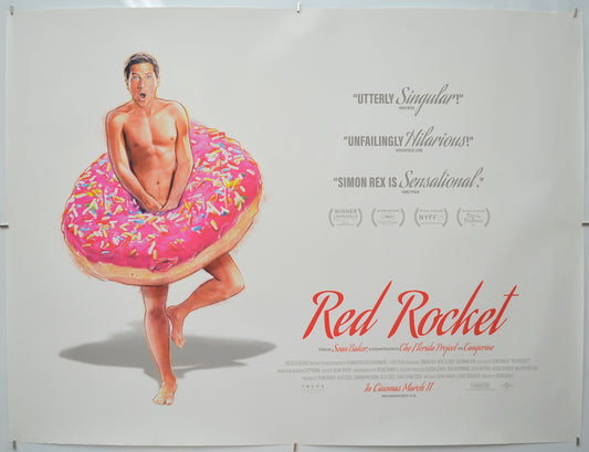 Red Rocket - Original Quad Poster - Film Poster - Movie Poster