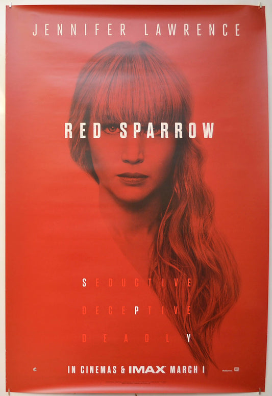 Red Sparrow Original One Sheet Poster - Film Poster - Movie Poster