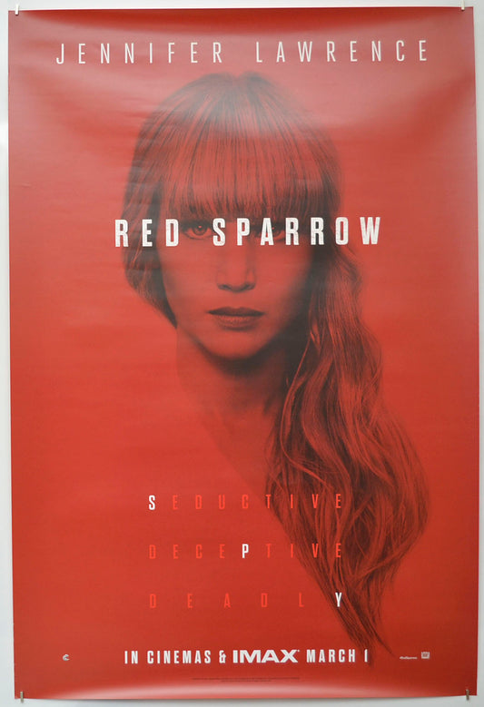 Red Sparrow Original One Sheet Poster - Film Poster - Movie Poster