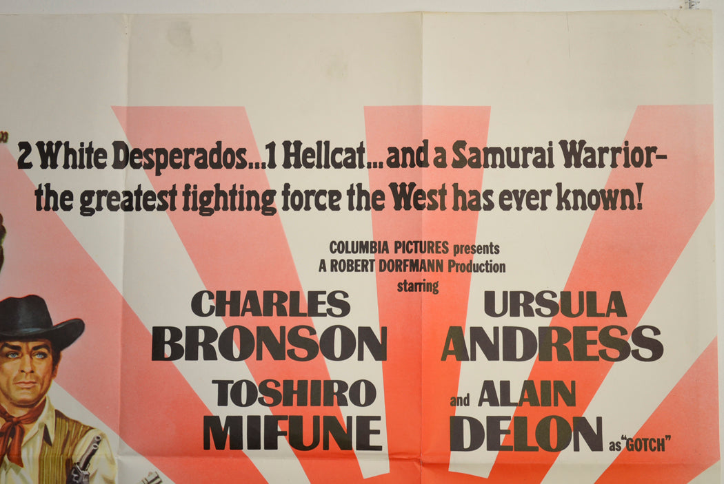 RED SUN (Top Right) Cinema Quad Movie Poster 