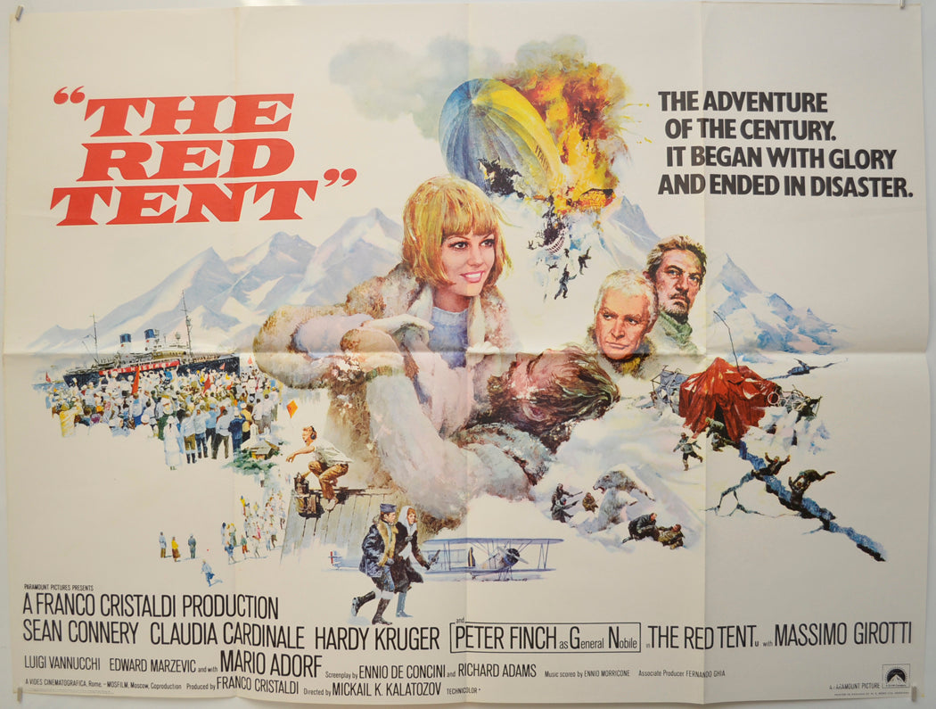 The Red Tent (a.k.a. Krasnaya palatka) Original Quad Poster - Film Poster - Movie Poster