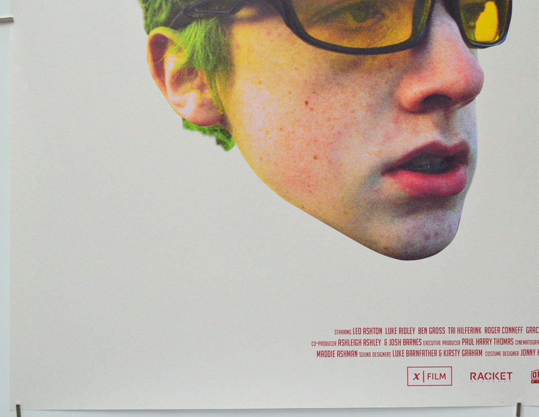 RED (with the green hair) (Bottom Left) Cinema Quad Movie Poster 