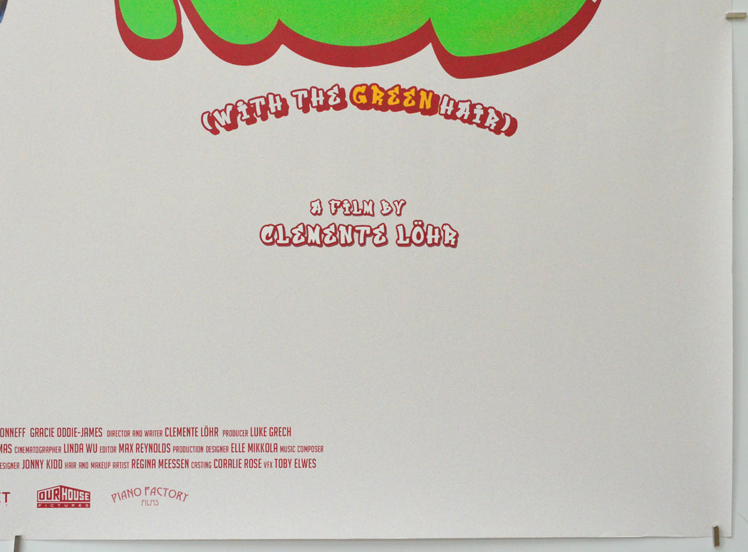 RED (with the green hair) (Bottom Right) Cinema Quad Movie Poster 