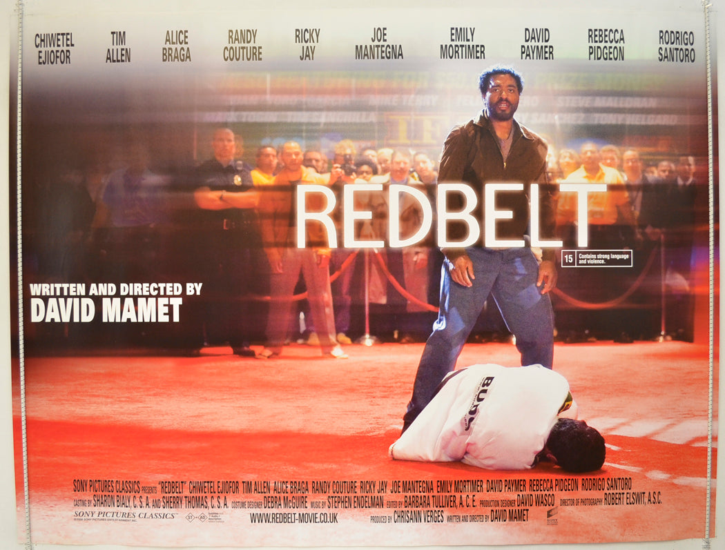 Redbelt  Original Quad Poster - Film Poster - Movie Poster