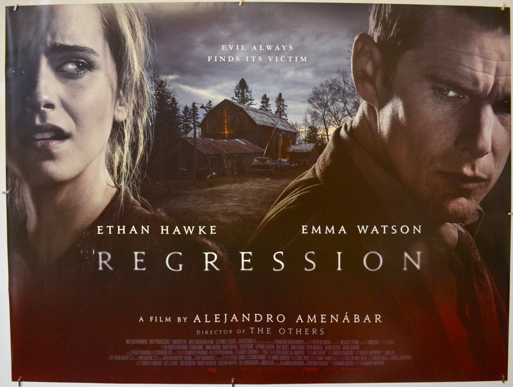 Regression  Original Quad Poster - Film Poster - Movie Poster