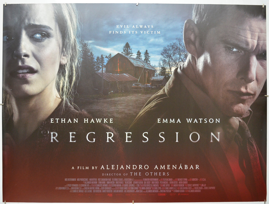 Regression - Original Quad Poster - Film Poster - Movie Poster