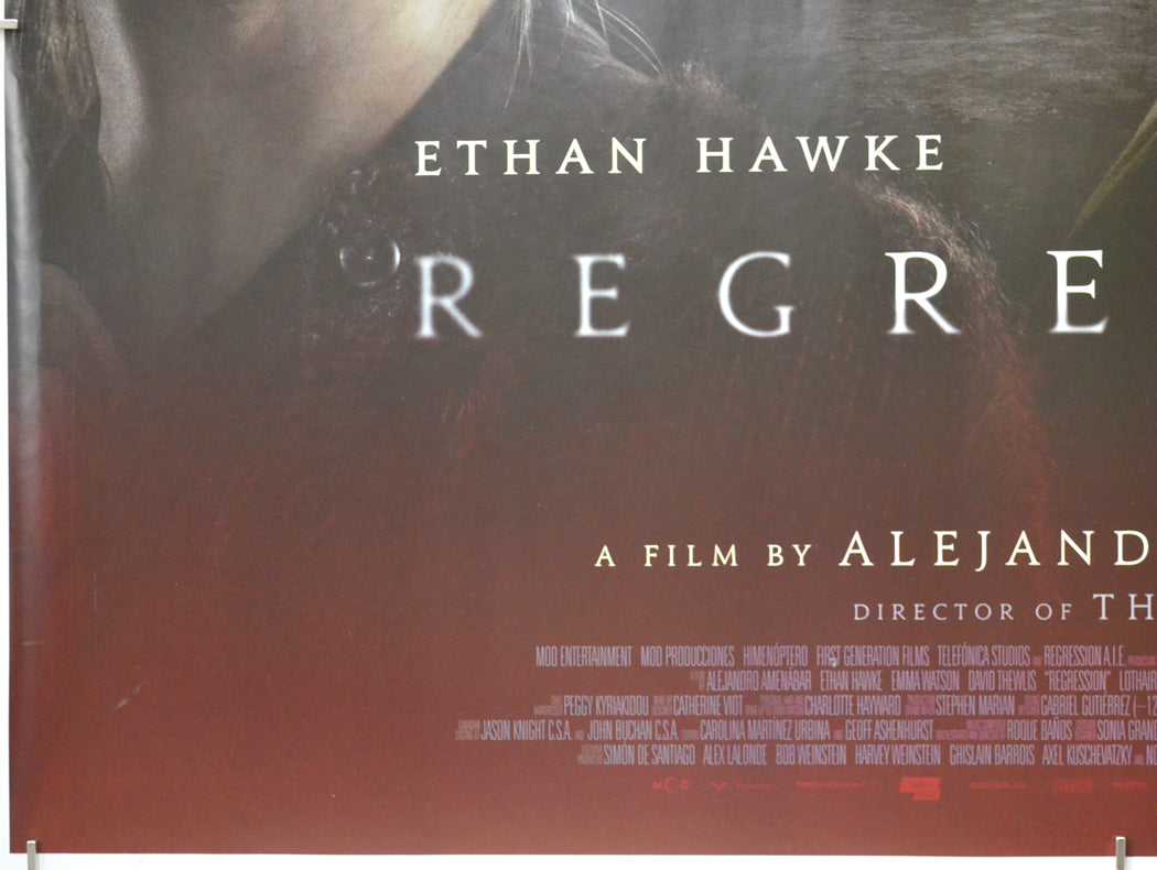 REGRESSION (Bottom Left) Cinema Quad Movie Poster 