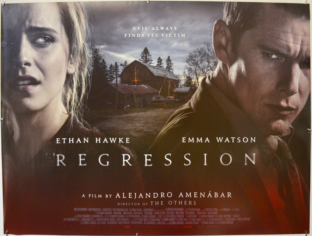 Regression  Original Quad Poster - Film Poster - Movie Poster