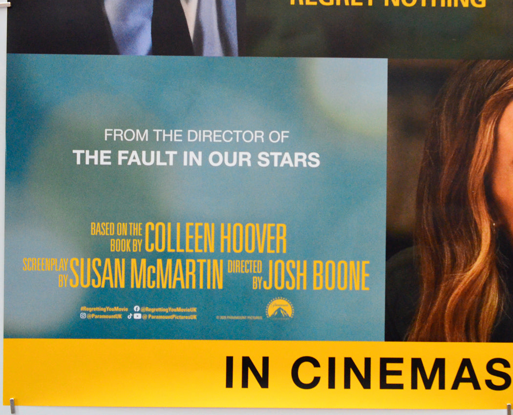 Regretting You (Bottom Left) Cinema Quad Movie Poster 
