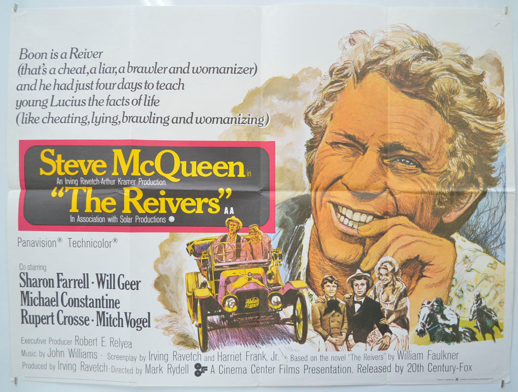 The Reivers Original Quad Poster - Film Poster - Movie Poster