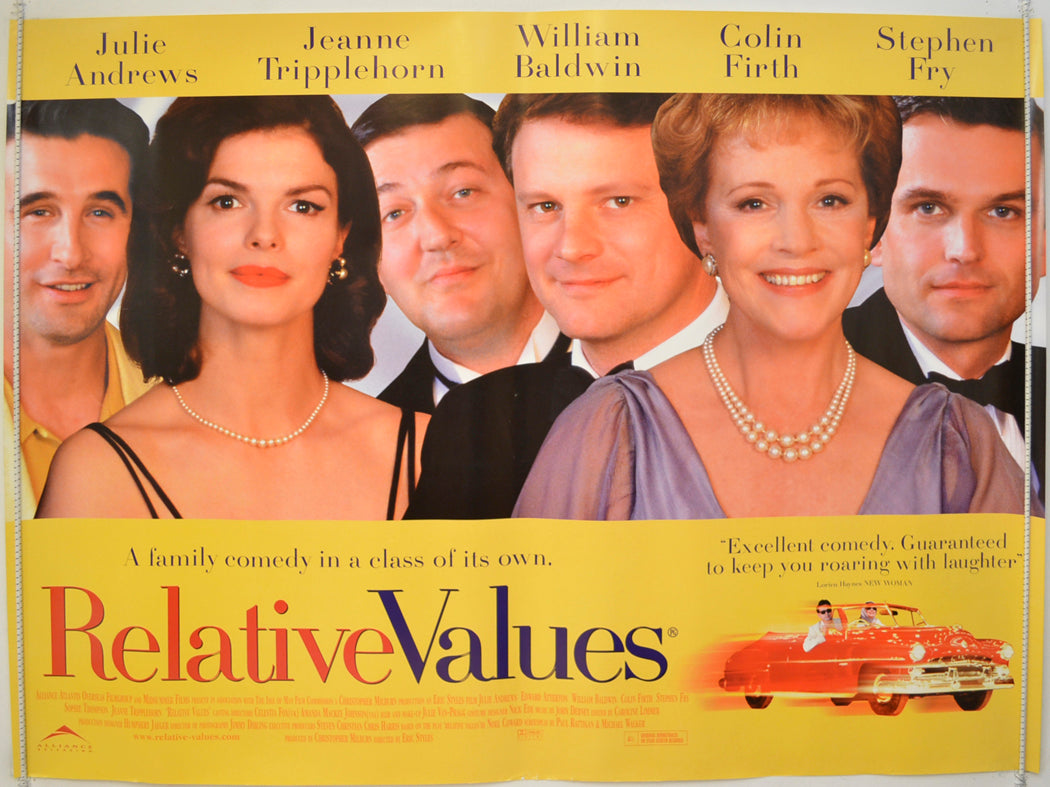 Relative Values  Original Quad Poster - Film Poster - Movie Poster 