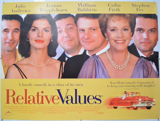 Relative Values  - Original Quad Poster - Film Poster - Movie Poster