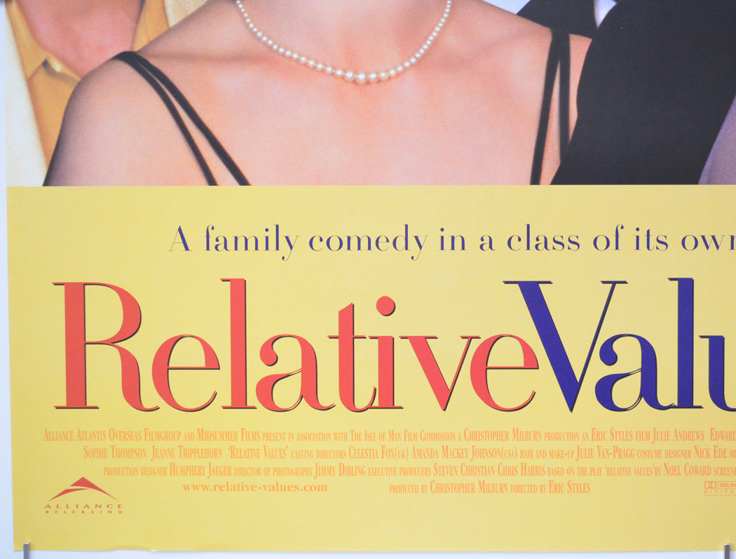 RELATIVE VALUES (Bottom Left) Cinema Quad Movie Poster 