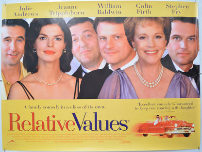 Relative Values Original Quad Poster - Film Poster - Movie Poster