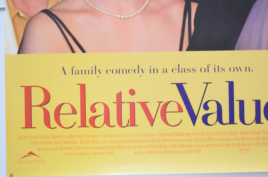 RELATIVE VALUES (Bottom Left) Cinema Quad Movie Poster 