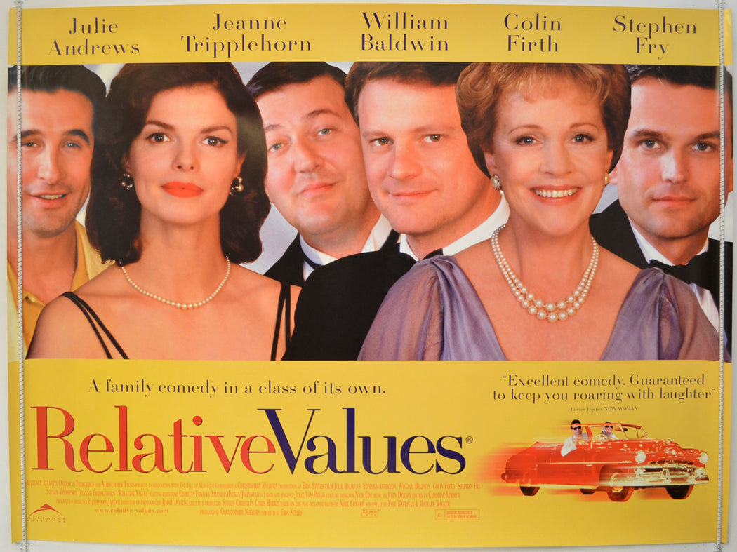 Relative Values  Original Quad Poster - Film Poster - Movie Poster