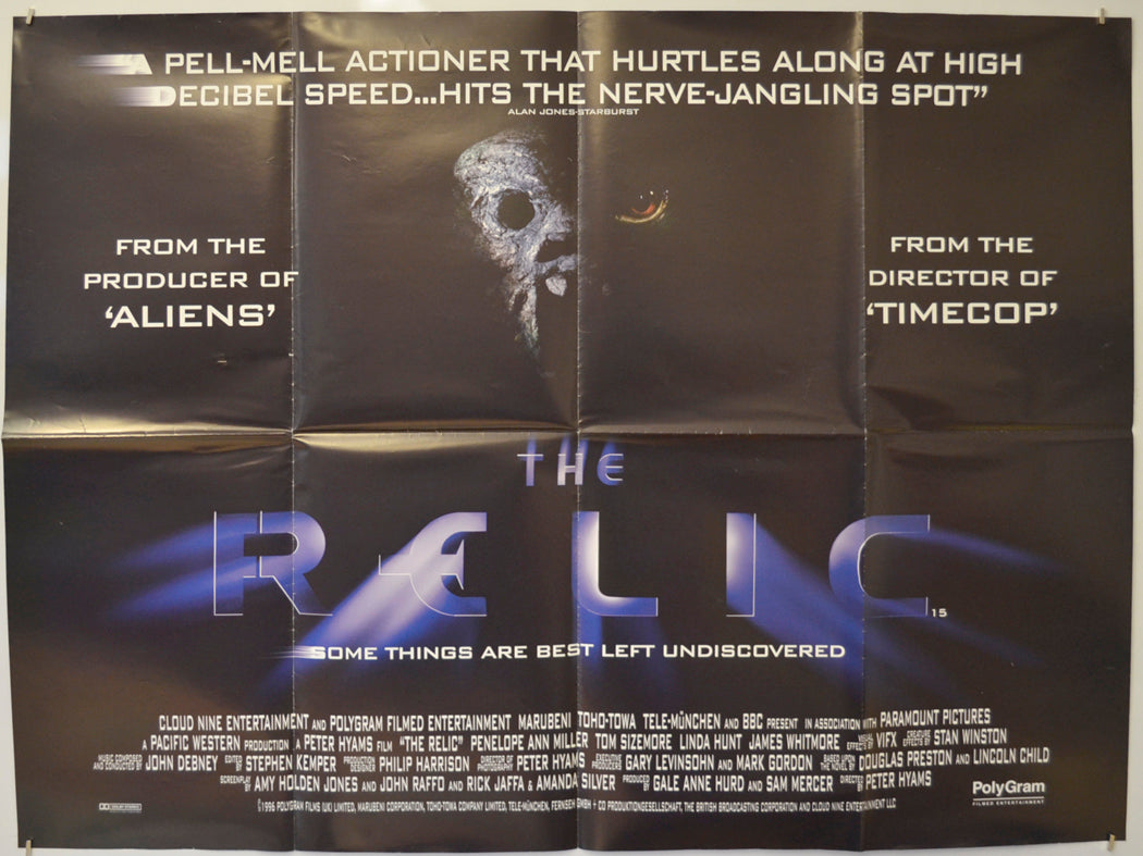 The Relic Original Quad Poster - Film Poster - Movie Poster