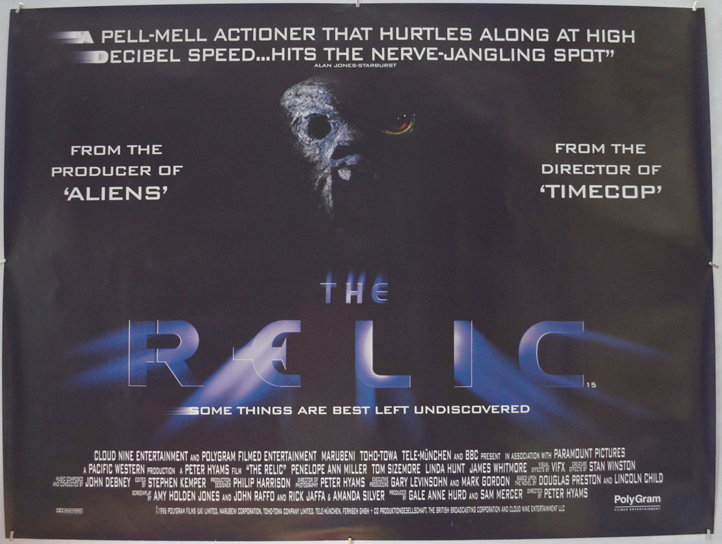 The Relic Original Quad Poster - Film Poster - Movie Poster