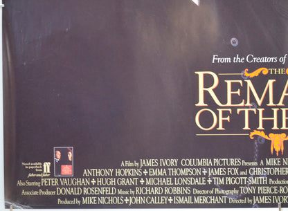 THE REMAINS OF THE DAY (Bottom Left) Cinema Quad Movie Poster 