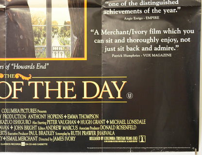 THE REMAINS OF THE DAY (Bottom Right) Cinema Quad Movie Poster 