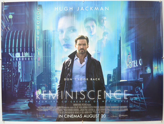 Reminiscence - Original Quad Poster - Film Poster - Movie Poster