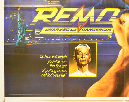 REMO - UNARMED AND DANGEROUS (Bottom Left) Cinema Quad Movie Poster 