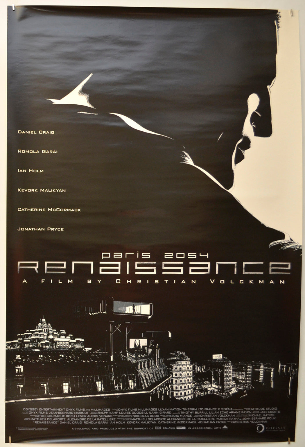 Renaissance Original One Sheet Poster - Film Poster - Movie Poster