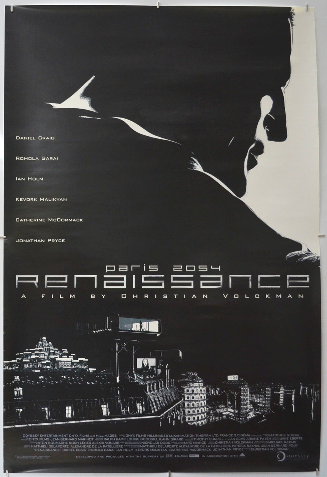 Renaissance Original One Sheet Poster - Film Poster - Movie Poster