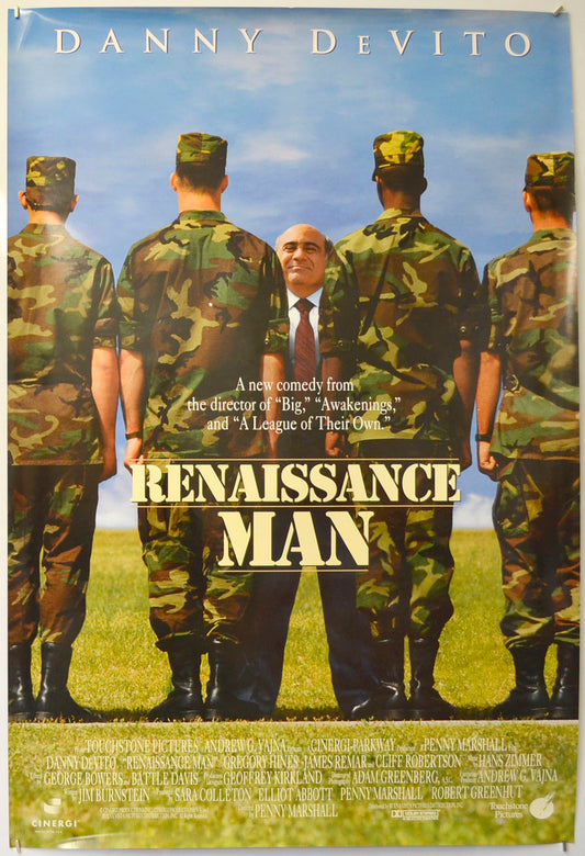 Renaissance Man Original One Sheet Poster - Film Poster - Movie Poster