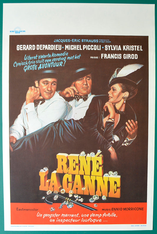 René la canne  Original Belgian Poster - Film Poster - Movie Poster