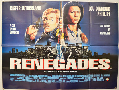 Renegades  Original Quad Poster - Film Poster - Movie Poster